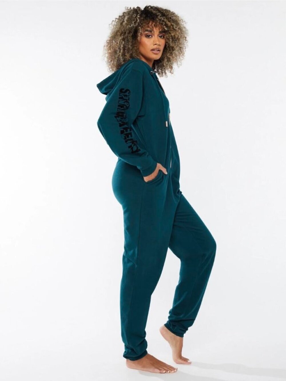 SAVAGE x FENTY Forever Showgirl Hooded Jumpsuit